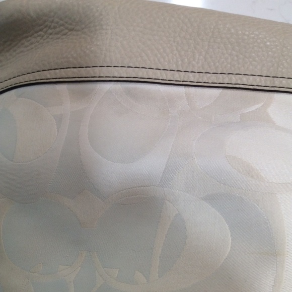 Coach Bucket Bag Off White y2k fabric logo - Picture 5 of 10